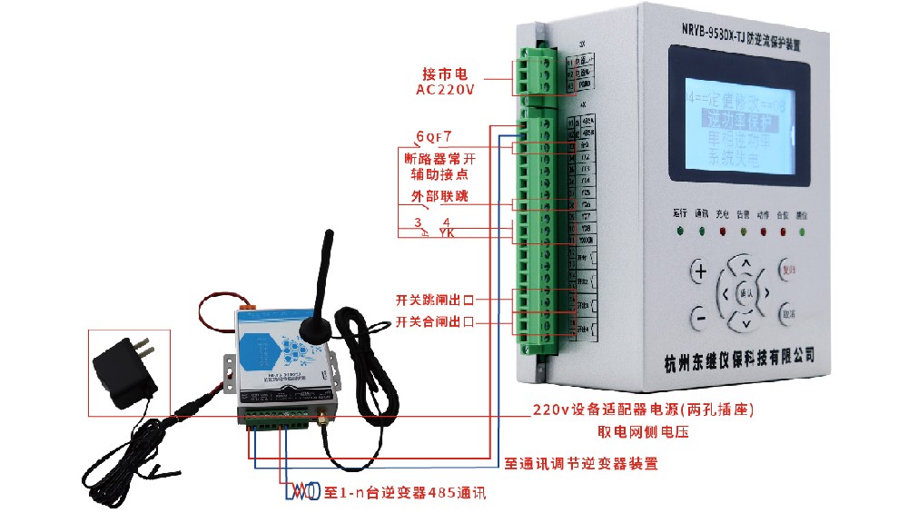 东继仪保 NRYB-9580X-TJ 防逆流装置的双重控制逻辑是什么？