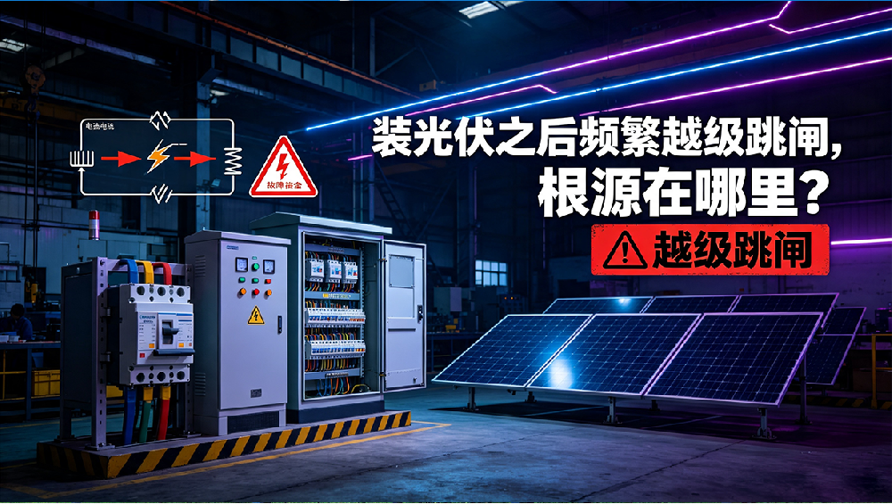装光伏之后频繁越级跳闸，根源在哪里？
